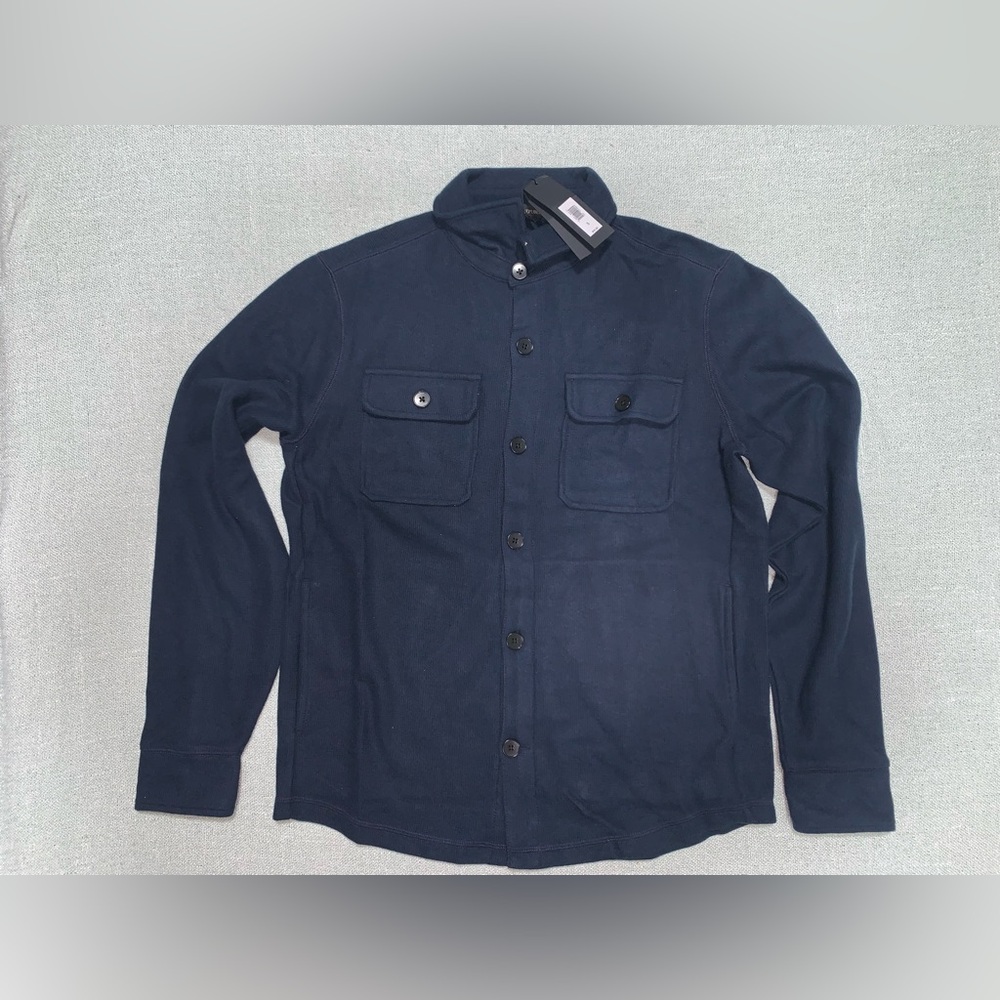 NWT Banana Republic OVER SHIRT, NAVY BLUE SIZE S